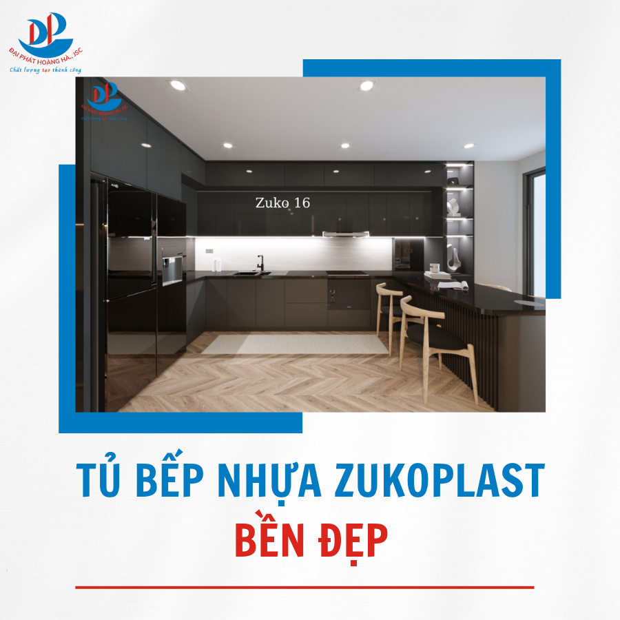 TỦ BẾP NHỰA ZUKOPLAST BỀN ĐẸP